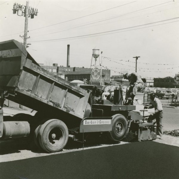 Old Parking Lot Paving