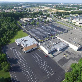 Paving a Large Commercial Parking Lot