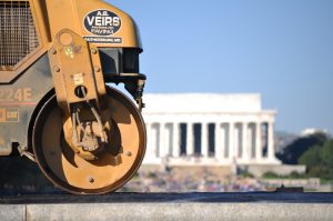 Asphalt Roller at the World War II Memorial