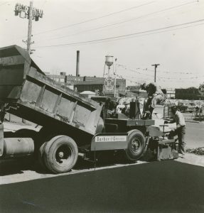 Old Parking Lot Paving