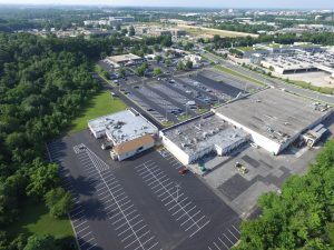 Paving a Large Commercial Parking Lot