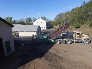 Paving at a Farm